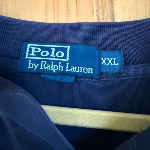 Polo Ralph Lauren Men's Longsleeve Polo Navy Blue Size XXL Classic Layer Fall - Picture 3 of 8